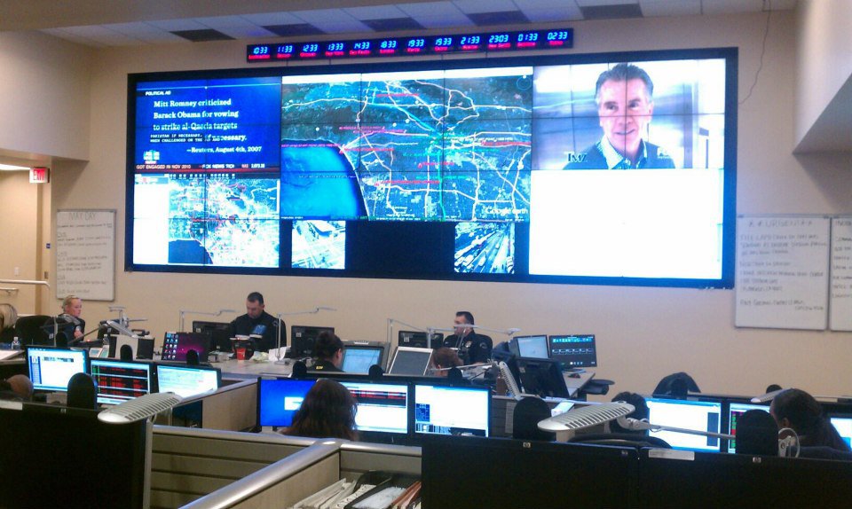 LA Police Department EOC Command Room